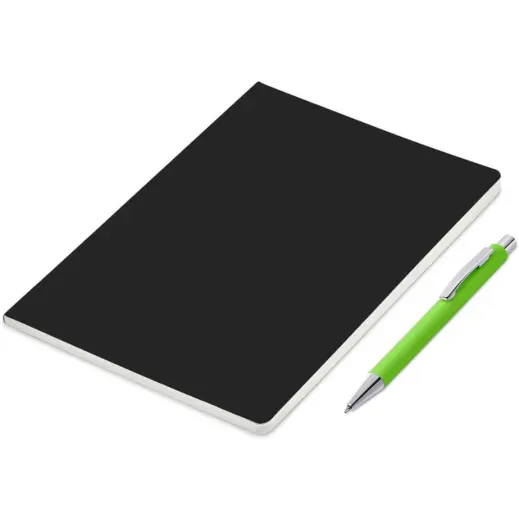 Altitude Perry Notebook & Pen Set Lime Green.